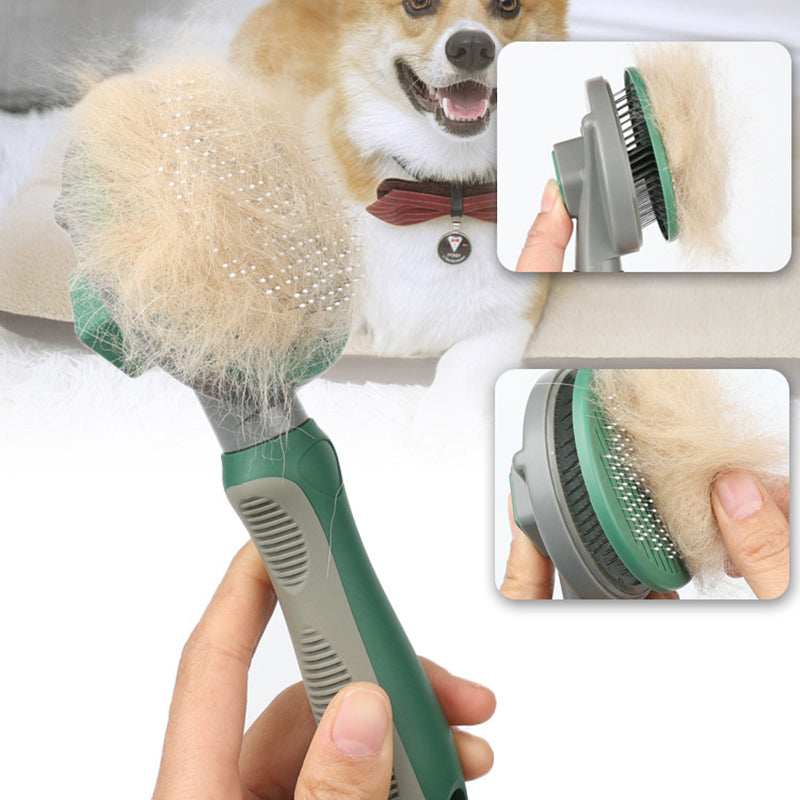 HISTOTREE Pet Hair Removal Needle Comb Dog Cat Floating Hair Cleaning Brush Grooming Supplies, ST - Green / Fine Needle HISTOTREE Pet Hair Removal Needle Comb Dog Cat Floating Hair Cleaning Brush Grooming Supplies, ST - Green / Fine Needle
